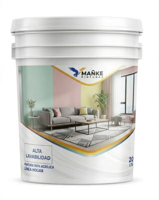 Pintura Lavable Color Semisatinada x 20 Lts