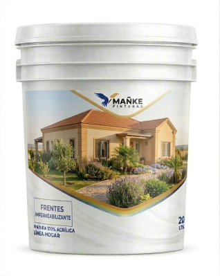 Pintura Frentes & Muros Impermeabilizante Colores x 20 Lts