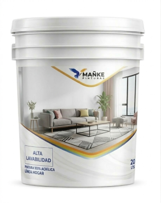 Pintura Sublime Ultralavable Blanco Mate x 20 Lts